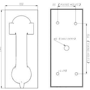 JR202-CB Teléfono Antivandálico - Image 11