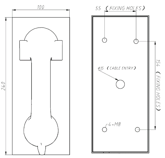 JR202-CB Teléfono Antivandálico
