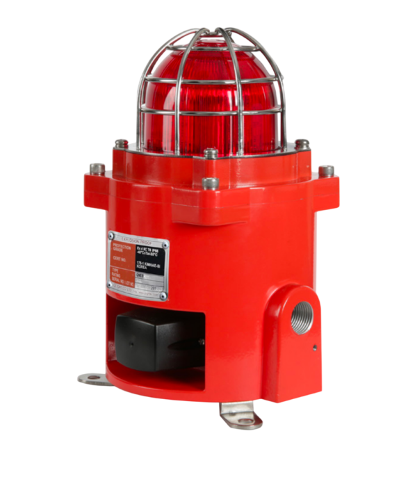 Alarma Antiexplosiva LED y Sirena QNES | ATEX / IECEx | 110dB