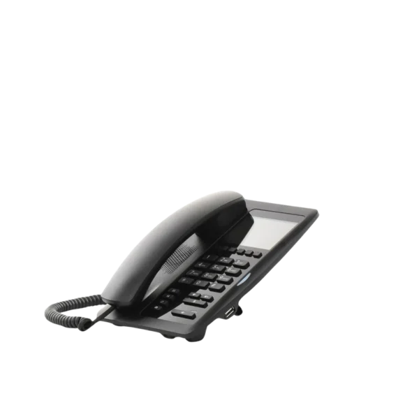 Teléfono IP WiFi Fanvil H5WB Negro para Hotelería – Gama Alta, Pantalla a Color, PoE y Audio HD
