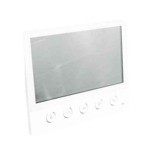 Monitor IP/SIP para interior, Wi-Fi, pantalla táctil de 7, audio de 2 vías, PoE, 8 interfaces de entrada de alarma.